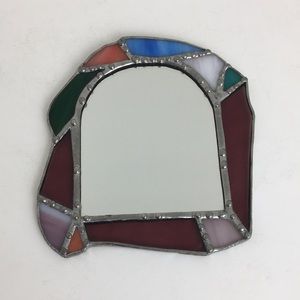 Handmade Stained Glass Mirror